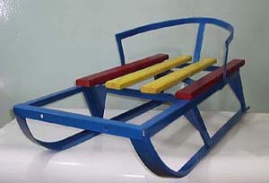 Санки детские, новогодний подарок